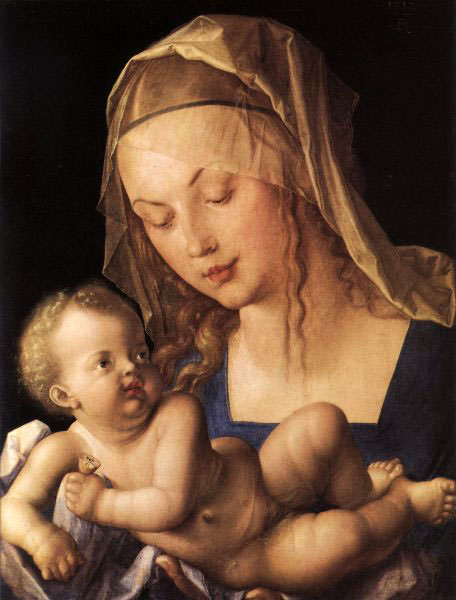 virgin with the pear